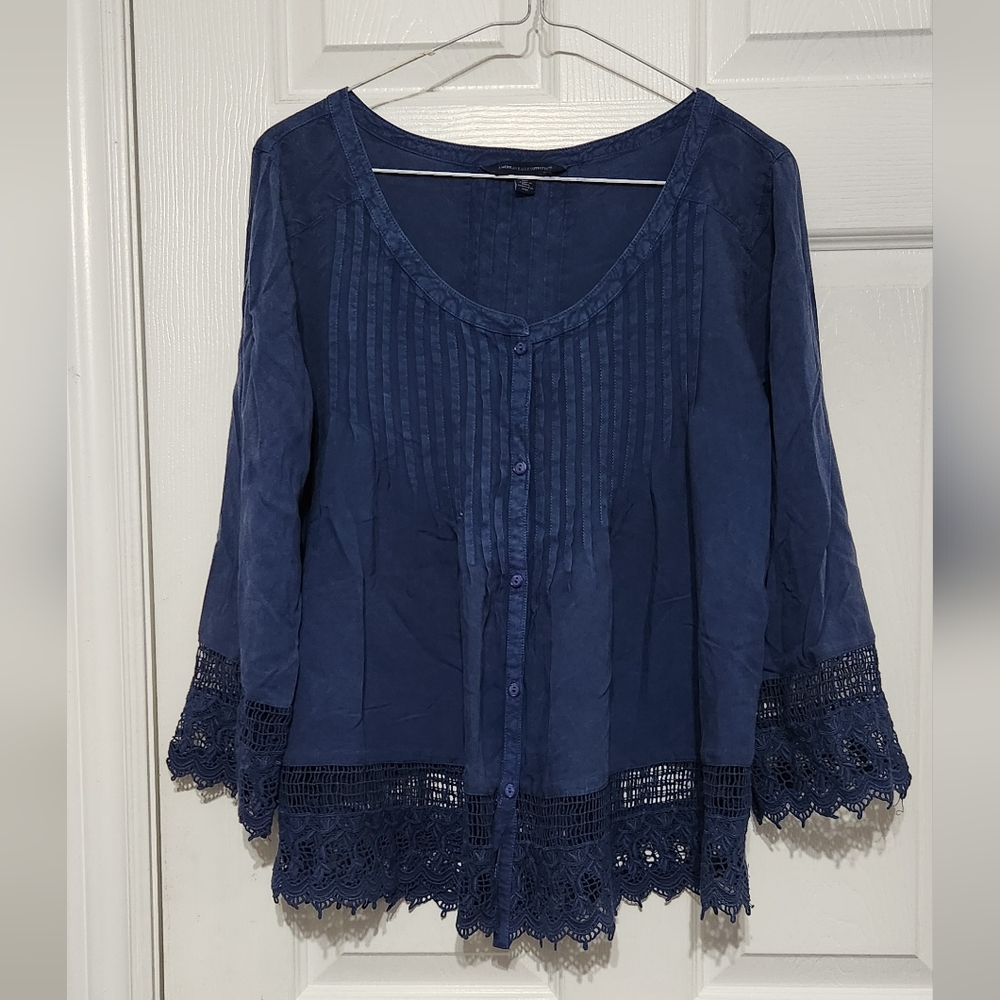 Elegant Lace Trim Top